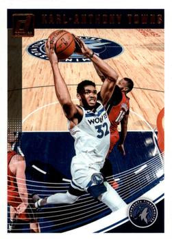 #145 Karl-Anthony Towns - Minnesota Timberwolves - 2018-19 Donruss Basketball