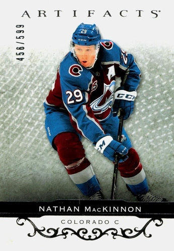 #145 Nathan MacKinnon - Colorado Avalanche - 2021-22 Upper Deck Artifacts Hockey