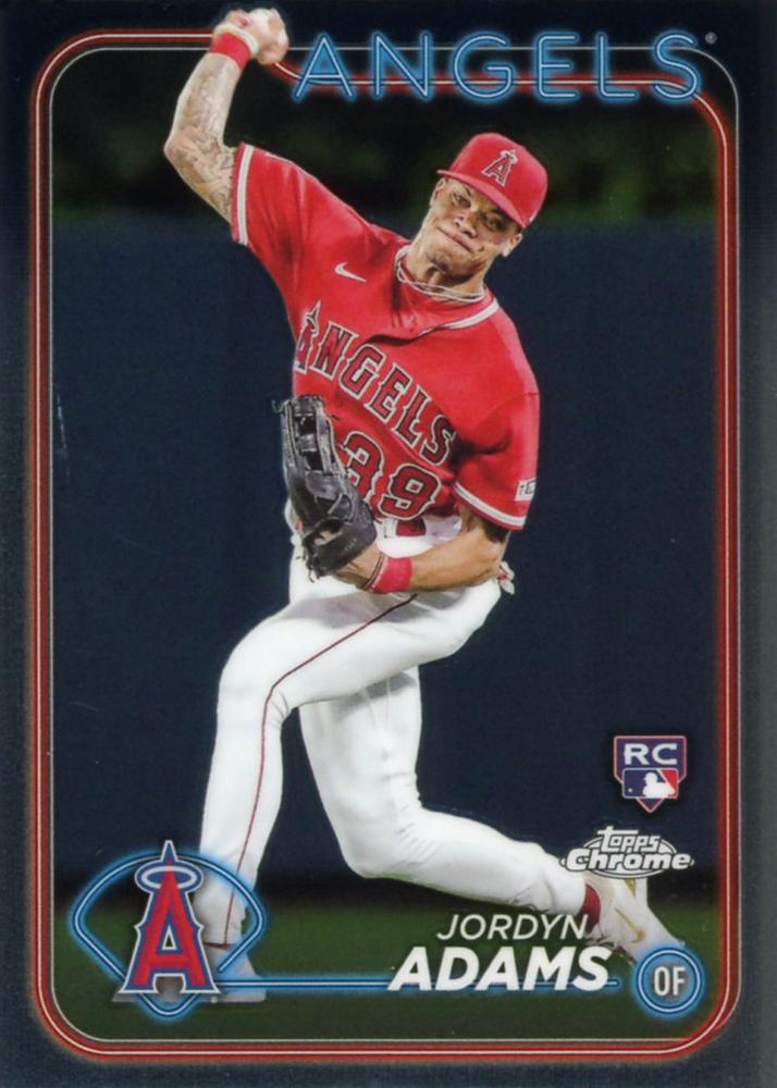 #145 Jordyn Adams - Los Angeles Angels - 2024 Topps Chrome Baseball