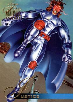#145 Justice - 1995 Flair Marvel Annual