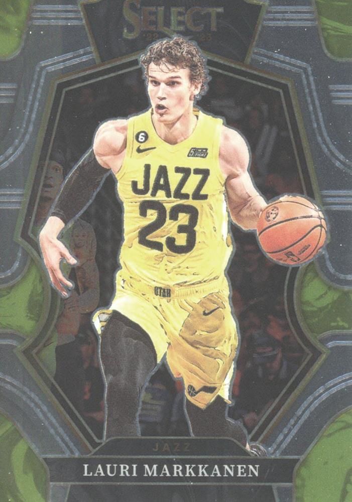 #145 Lauri Markkanen - Utah Jazz - 2022-23 Panini Select Basketball