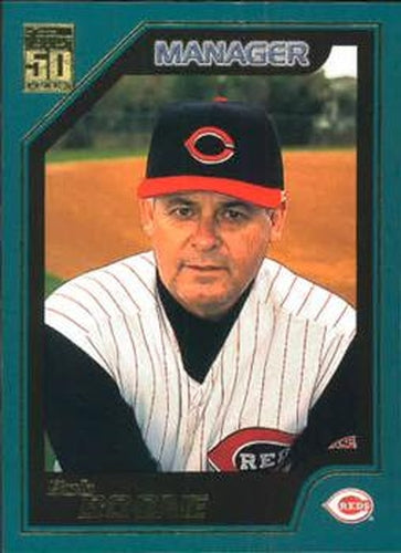 #T145 Bob Boone - Cincinnati Reds - 2001 Topps Traded & Rookies Baseball
