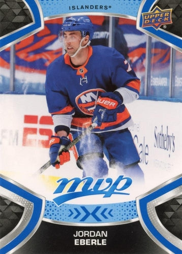 #145 Jordan Eberle - New York Islanders - 2021-22 Upper Deck MVP - Blue Hockey