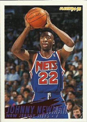 #146 Johnny Newman - New Jersey Nets - 1994-95 Fleer Basketball