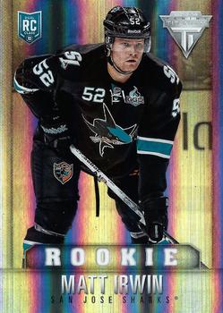 #146 Matt Irwin - San Jose Sharks - 2013-14 Panini Titanium Hockey