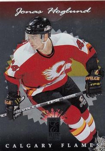 #146 Jonas Hoglund - Calgary Flames - 1996-97 Donruss Elite Hockey