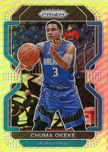 #146 Chuma Okeke - Orlando Magic - 2021-22 Panini Prizm - Silver Basketball