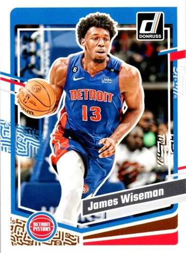 #146 James Wiseman - Detroit Pistons - 2023-24 Donruss Basketball