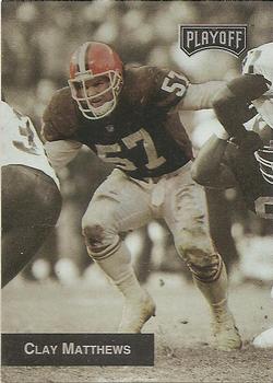 #146 Clay Matthews - Cleveland Browns - 1993 Playoff Football