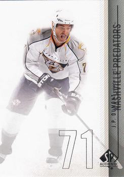 #146 J.P. Dumont - Nashville Predators - 2010-11 SP Authentic Hockey