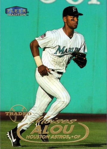 #146 Moises Alou - Houston Astros - 1998 Fleer Tradition Baseball