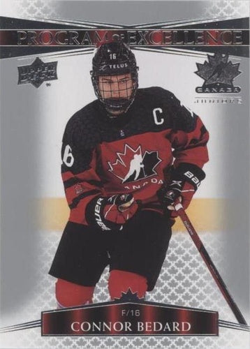 #146 Connor Bedard - Canada - 2022-23 Upper Deck Team Canada Juniors Hockey