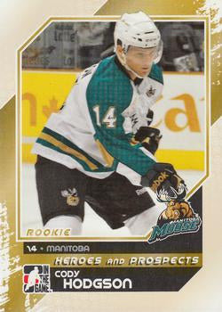 #146 Cody Hodgson - Manitoba Moose - 2010-11 In The Game Heroes and Prospects Hockey