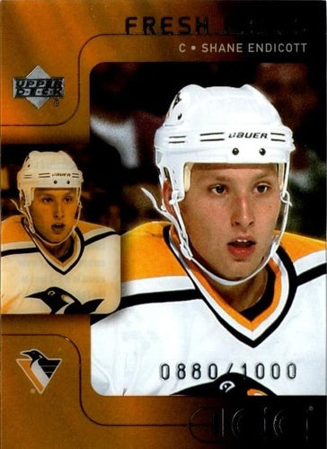 #146 Shane Endicott - Pittsburgh Penguins - 2001-02 Upper Deck Ice Hockey