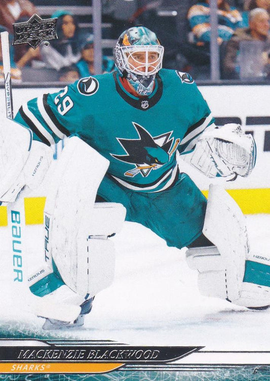 #146 Mackenzie Blackwood - San Jose Sharks - 2024-25 Upper Deck Hockey