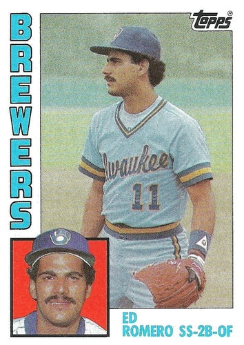 #146 Ed Romero - Milwaukee Brewers - 1984 Topps Baseball