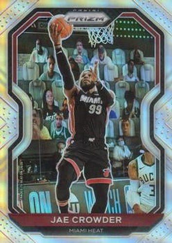 #146 Jae Crowder - Miami Heat - 2020-21 Panini Prizm - Silver Prizms Basketball