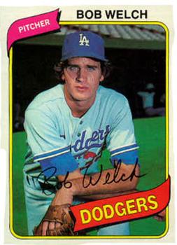 #146 Bob Welch - Los Angeles Dodgers - 1980 Topps Baseball