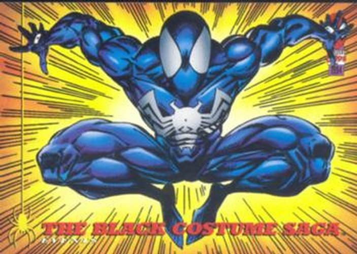 #146 The Black Costume Saga - 1994 Fleer The Amazing Spider-Man