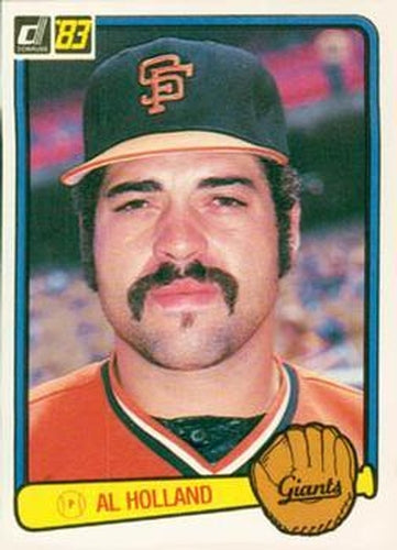 #146 Al Holland - San Francisco Giants - 1983 Donruss Baseball