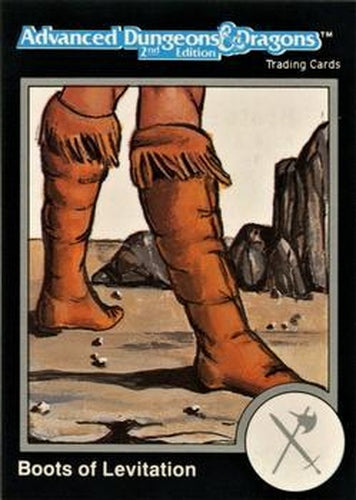 #146 Boots of Levitation - 1991 TSR Advanced Dungeons & Dragons - Silver