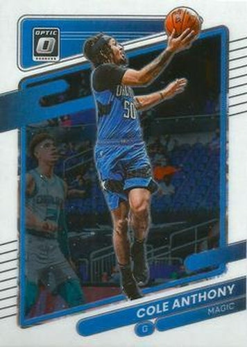 #146 Cole Anthony - Orlando Magic - 2021-22 Donruss Optic Basketball