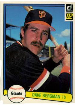 #146 Dave Bergman - San Francisco Giants - 1982 Donruss Baseball