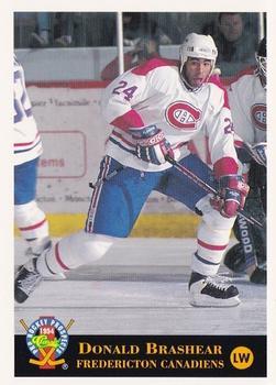 #146 Donald Brashear - Fredericton Canadiens - 1994 Classic Pro Hockey Prospects Hockey