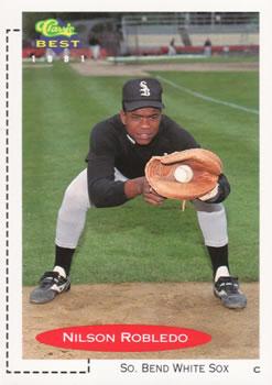 #146 Nilson Robledo - South Bend White Sox - 1991 Classic Best Baseball