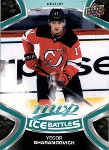 #146 Yegor Sharangovich - New Jersey Devils - 2021-22 Upper Deck MVP - Ice Battles Hockey