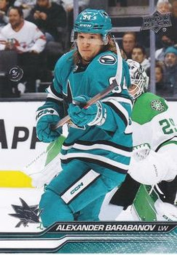 #146 Alexander Barabanov - San Jose Sharks - 2023-24 Upper Deck Hockey
