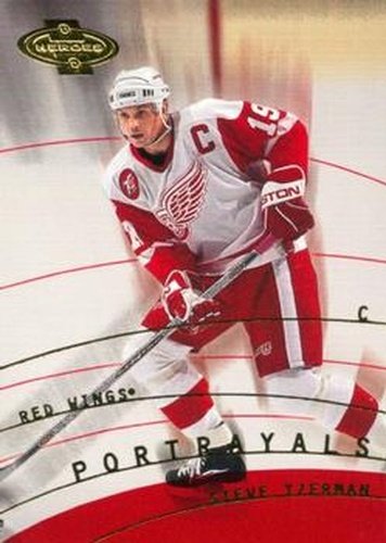 #146 Steve Yzerman - Detroit Red Wings - 2000-01 Upper Deck Heroes Hockey