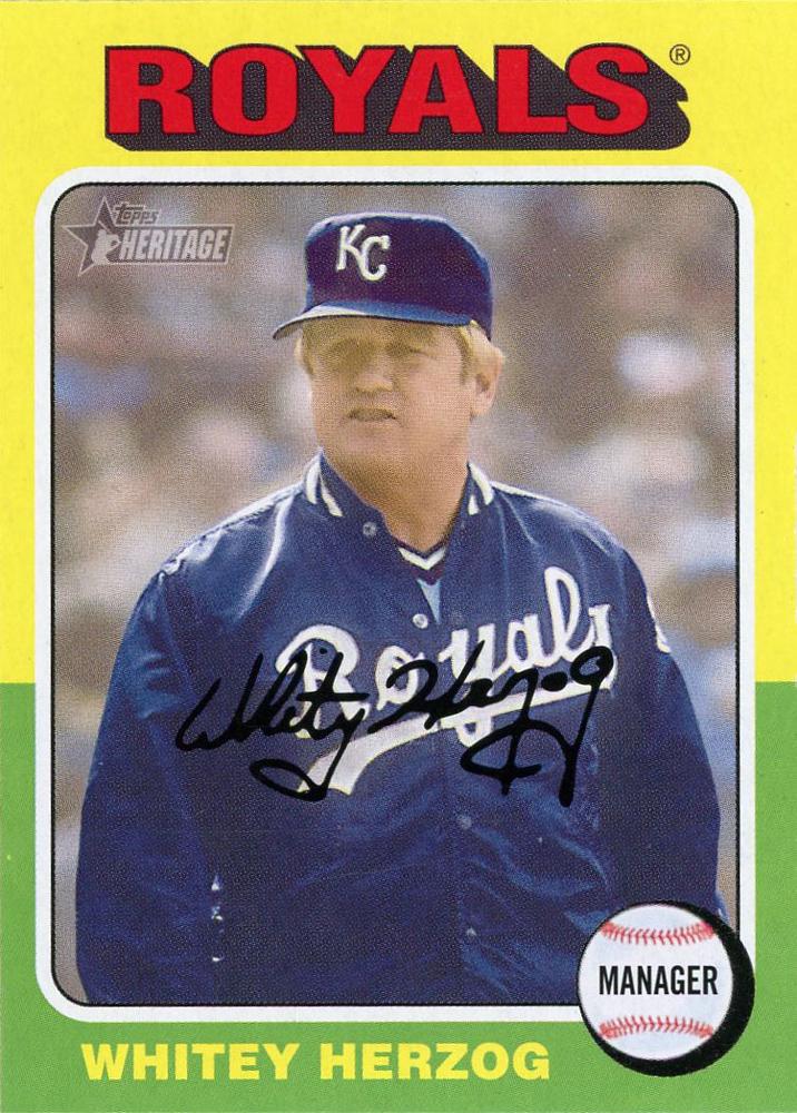 #146 Whitey Herzog - Kansas City Royals - 2024 Topps Heritage Baseball