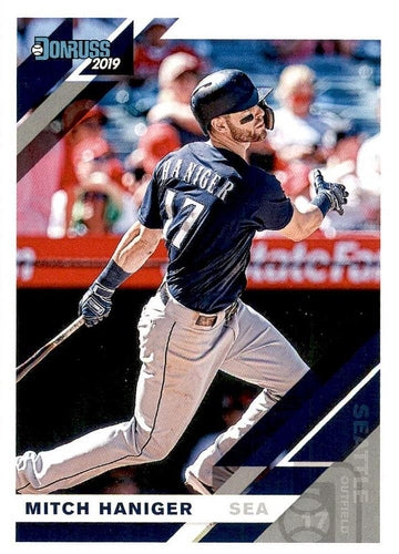 #146 Mitch Haniger - Seattle Mariners - 2019 Donruss Baseball