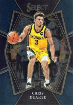 #146 Chris Duarte - Indiana Pacers - 2021-22 Panini Select - Blue Basketball