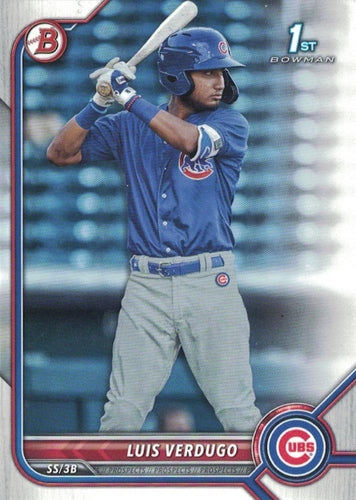 #BP-147 Luis Verdugo - Chicago Cubs - 2022 Bowman - Prospects Baseball