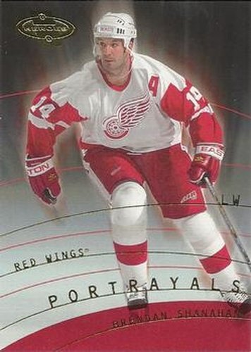 #147 Brendan Shanahan - Detroit Red Wings - 2000-01 Upper Deck Heroes Hockey