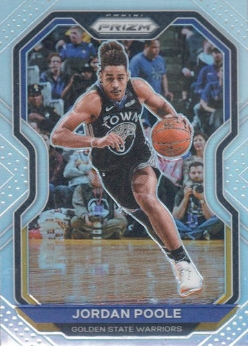 #147 Jordan Poole - Golden State Warriors - 2020-21 Panini Prizm - Silver Prizms Basketball