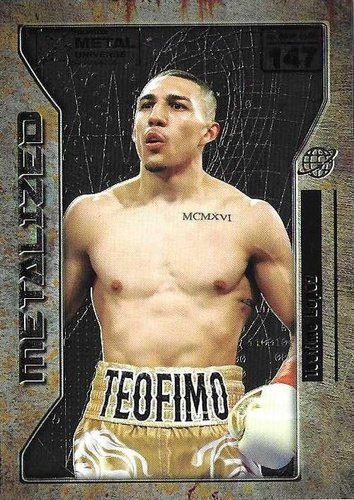 #147 Teofimo Lopez - 2021 SkyBox Metal Universe Champions