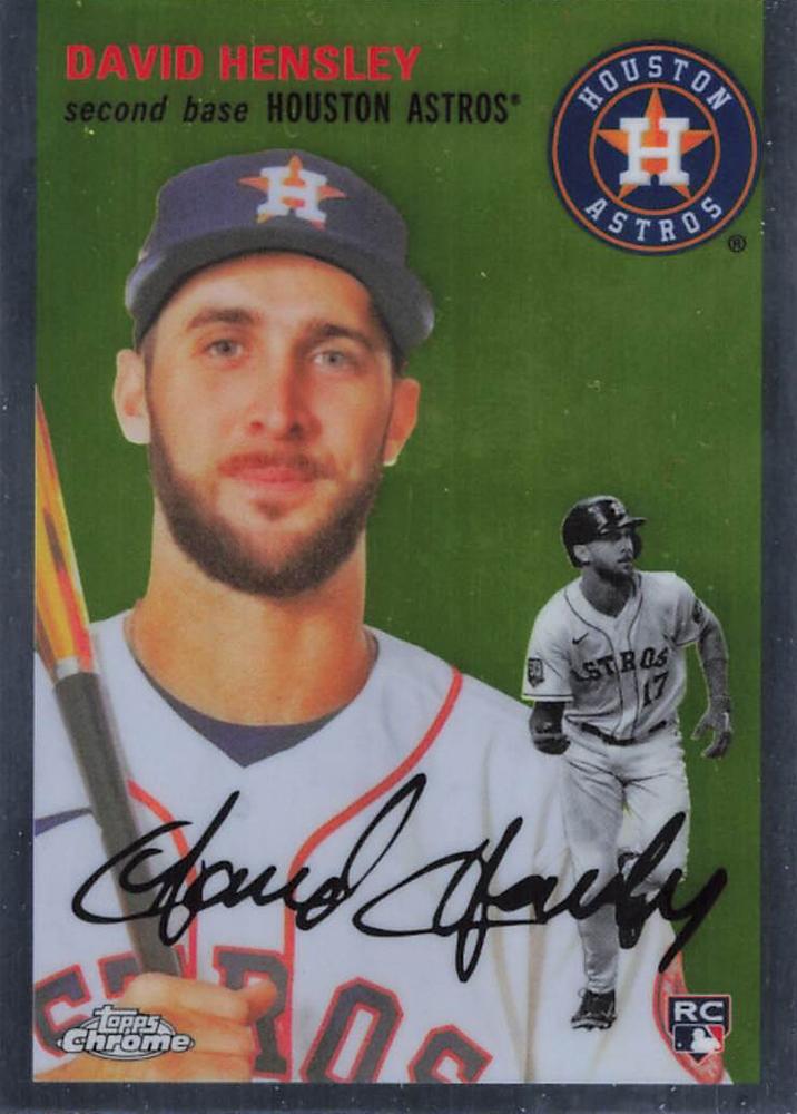 #147 David Hensley - Houston Astros - 2023 Topps Chrome Platinum Anniversary Baseball