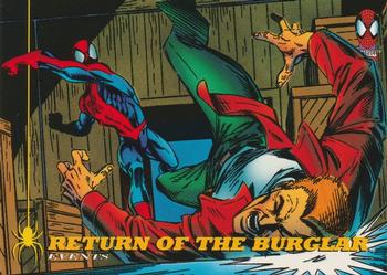 #147 Return of the Burglar - 1994 Fleer The Amazing Spider-Man