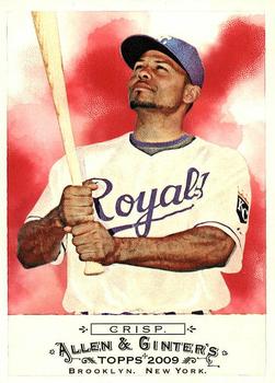 #147 Coco Crisp - Kansas City Royals - 2009 Topps Allen & Ginter Baseball