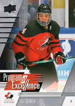 #147 Tij Iginla - Canada - 2024 Upper Deck Team Canada Juniors Hockey
