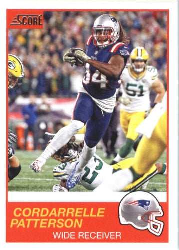 #147 Cordarrelle Patterson - New England Patriots - 2019 Score Football