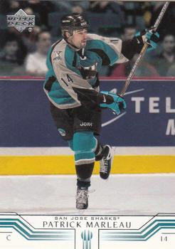 #147 Patrick Marleau - San Jose Sharks - 2001-02 Upper Deck Hockey