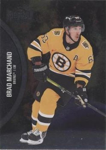 #147 Brad Marchand - Boston Bruins - 2021-22 Skybox Metal Universe Hockey