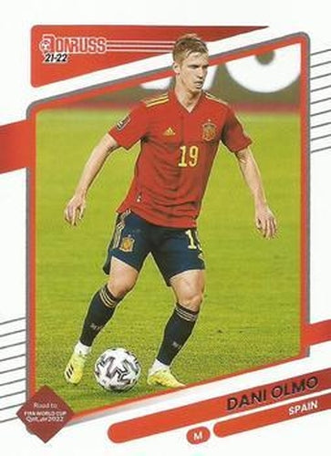 #147 Dani Olmo - Spain - 2021-22 Donruss Road to FIFA World Cup Qatar 2022 Soccer