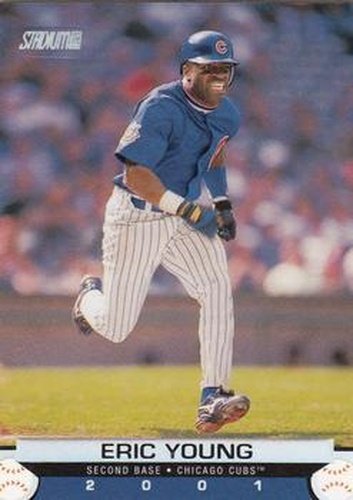 #147 Eric Young - Chicago Cubs - 2001 Stadium Club Baseball