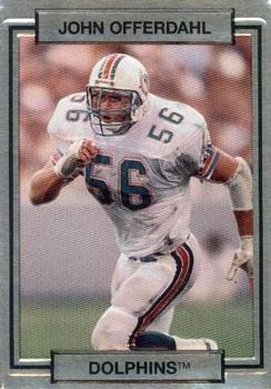 #147 John Offerdahl - Miami Dolphins - 1990 Action Packed Football