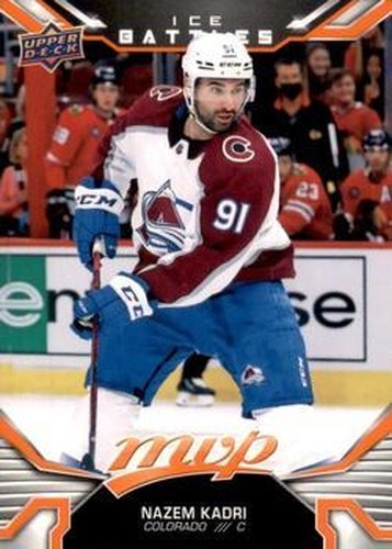 #147 Nazem Kadri - Colorado Avalanche - 2022-23 Upper Deck MVP - Ice Battles Hockey